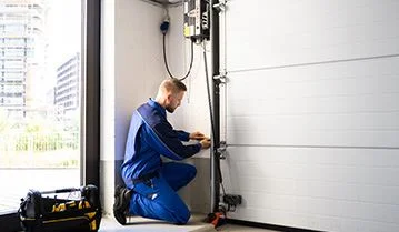 New garage door installation